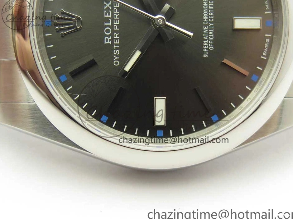MiroTime 0511 Oyster Perpetual 39mm 114300 UBF 1:1 Best Edition Gray Dial on SS Bracelet A GoodFit 3295